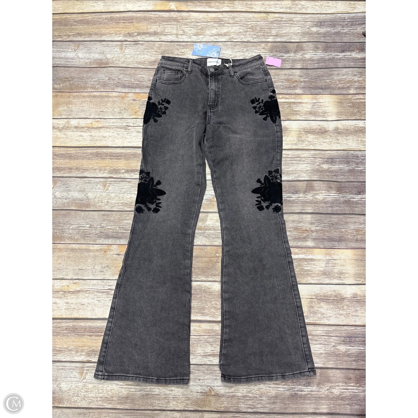 Jeans Flared By Cme In Grey, Size: 10