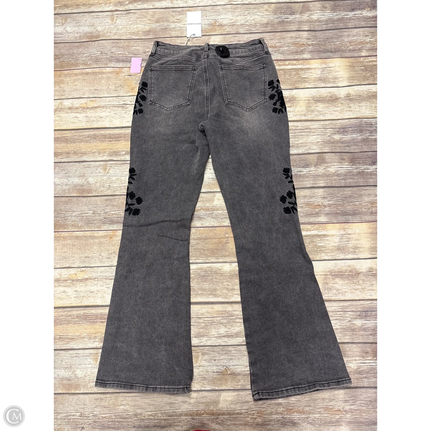 Jeans Flared By Cme In Grey, Size: 10