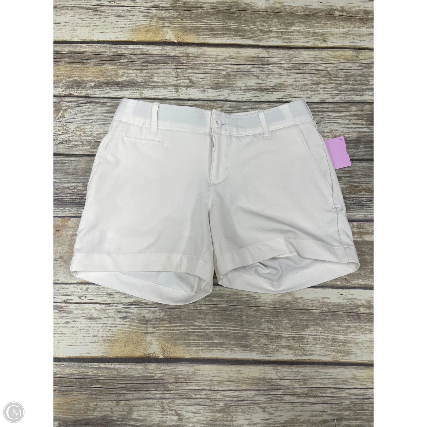 Athletic Shorts By Under Armour In White, Size: 0