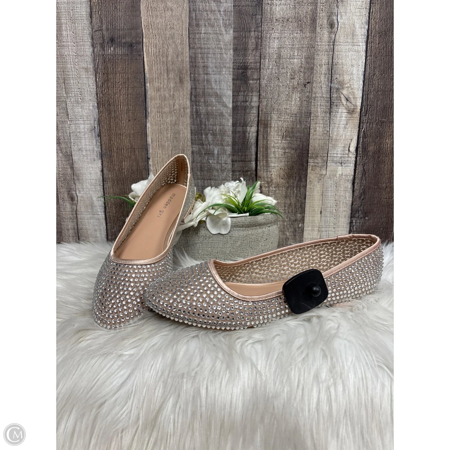 Shoes Flats By Madden Girl In Grey, Size: 10