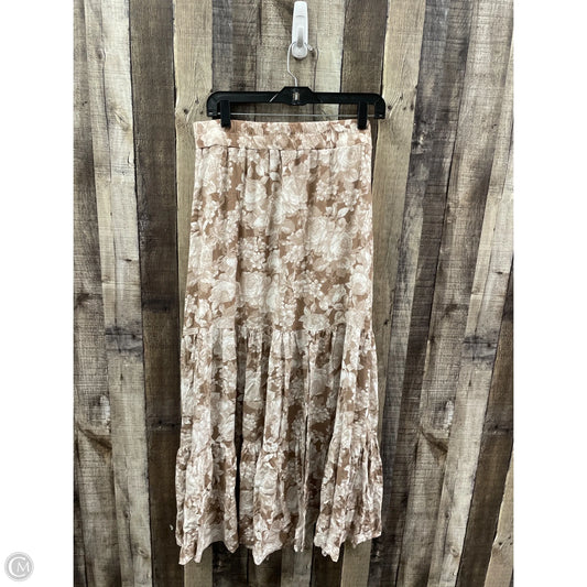 Skirt Maxi By Arula In Brown, Size: 1x