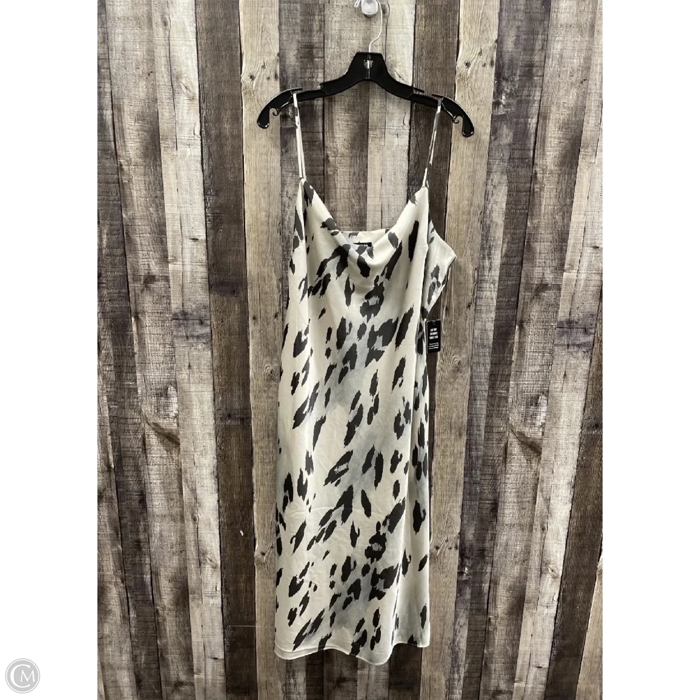 Dress Casual Maxi By Express In Grey, Size: Xl