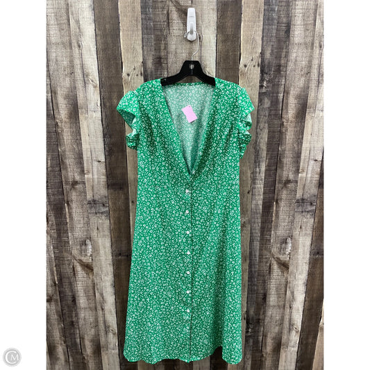 Dress Casual Maxi By Cmf In Green, Size: Xl