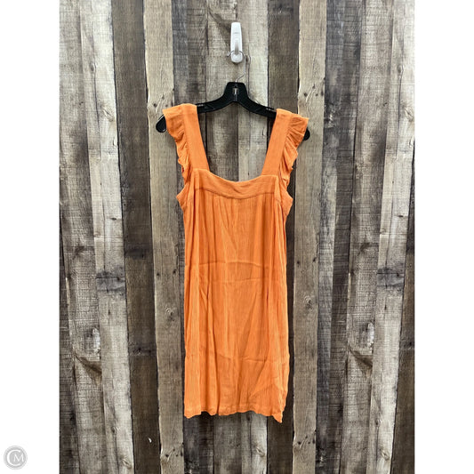 Dress Casual Midi By Loft In Orange, Size: S