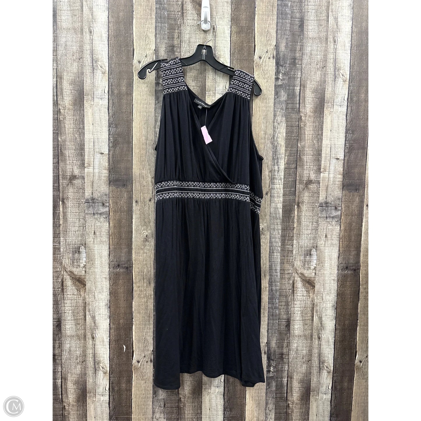 Dress Casual Midi By Lane Bryant In Black, Size: 22
