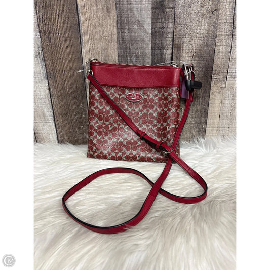 Crossbody Designer By Coach, Size: Small