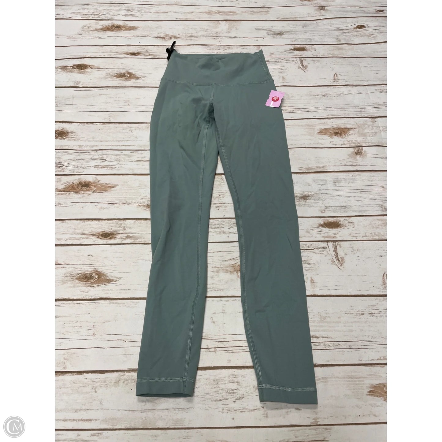Athletic Leggings By Lululemon In Green, Size: 4