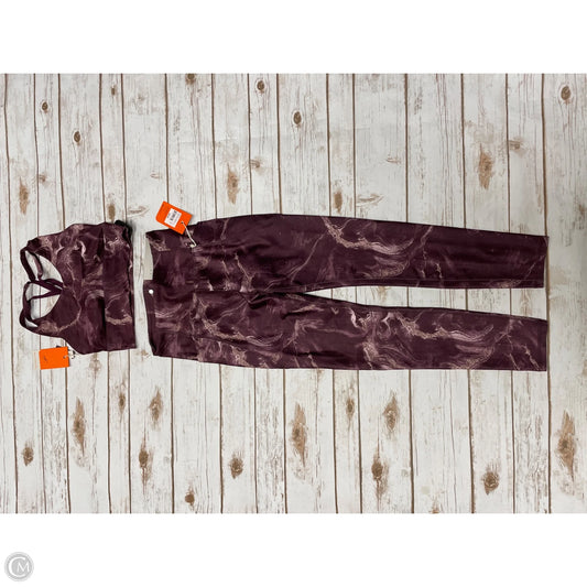 Athletic Pants 2pc By Freely In Red, Size: S
