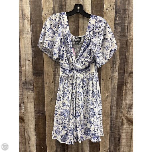 Dress Casual Midi By Angie In Blue, Size: Xl