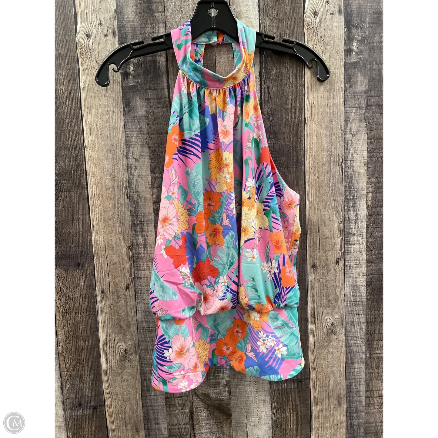 Top Sleeveless By Boston Proper In Floral Print, Size: S