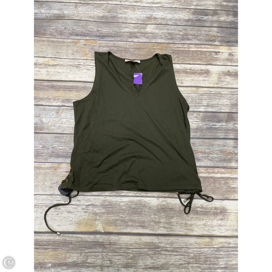 Top Sleeveless By Michael By Michael Kors In Green, Size: L