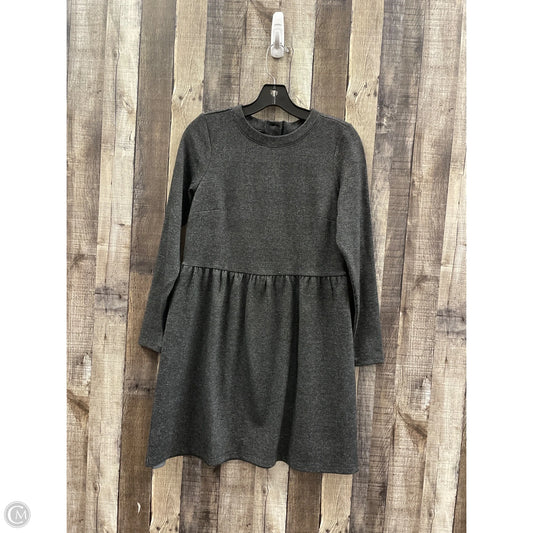 Dress Casual Midi By Loft In Grey, Size: S