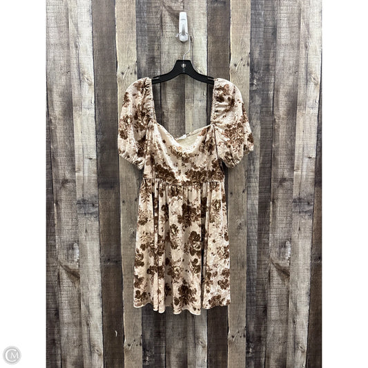 Dress Casual Midi By Altard State In Brown, Size: L