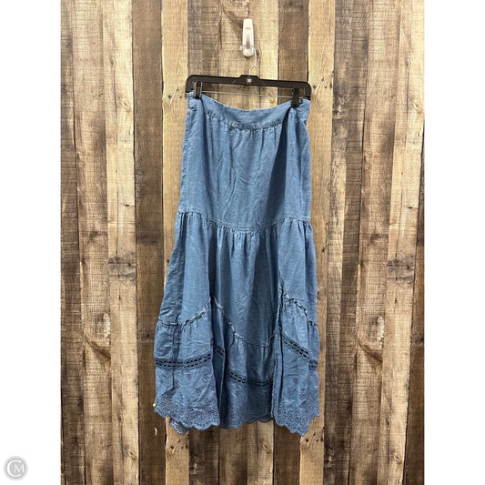 Skirt Maxi By Jessica Simpson In Blue, Size: L