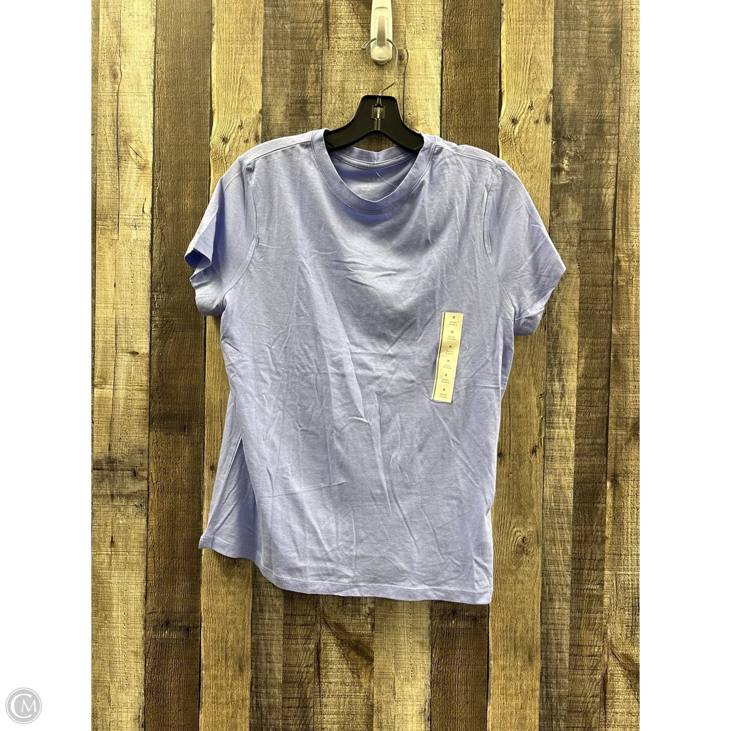 Top Short Sleeve Basic By A New Day In Purple, Size: M