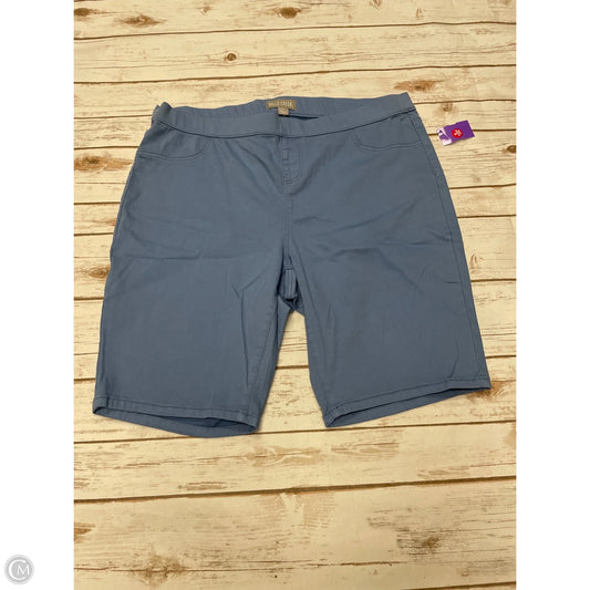 Shorts By Falls Creek In Blue, Size: 1x