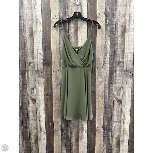 Dress Casual Short By Express In Green, Size: S