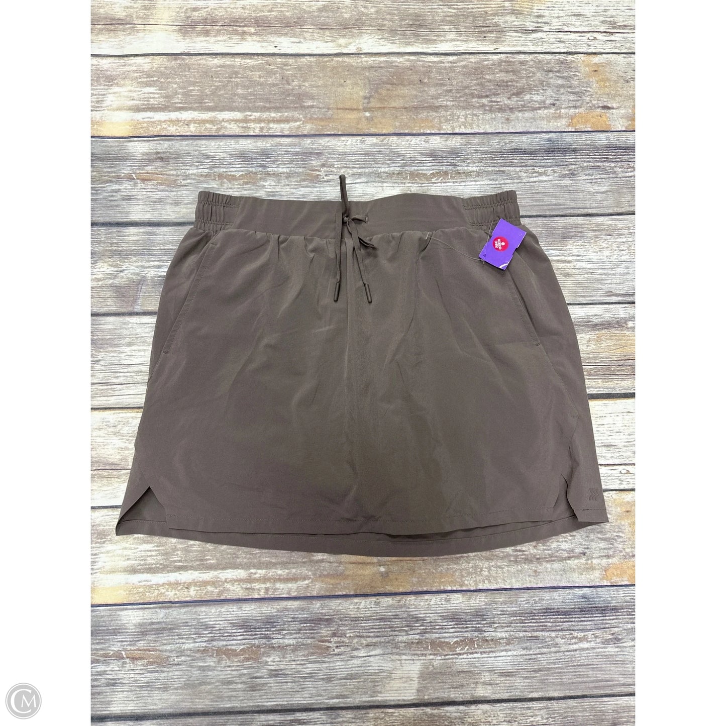 Athletic Skort By All In Motion In Brown, Size: M