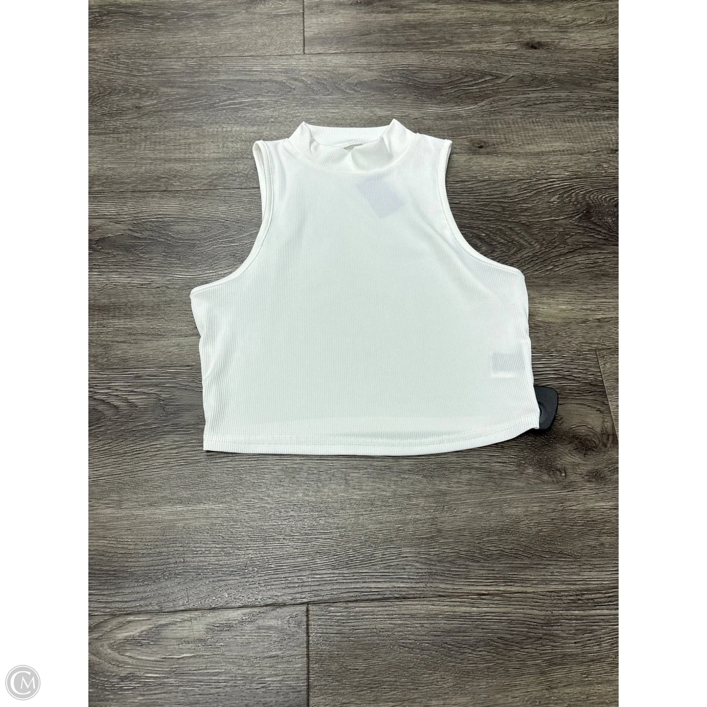 Top Sleeveless Basic By Shein In White, Size: M