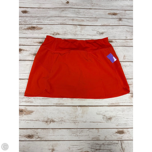 Athletic Shorts By Avia In Orange, Size: L