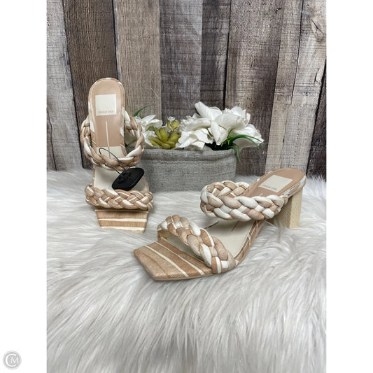 Sandals Heels Block By Dolce Vita In Brown, Size: 6.5