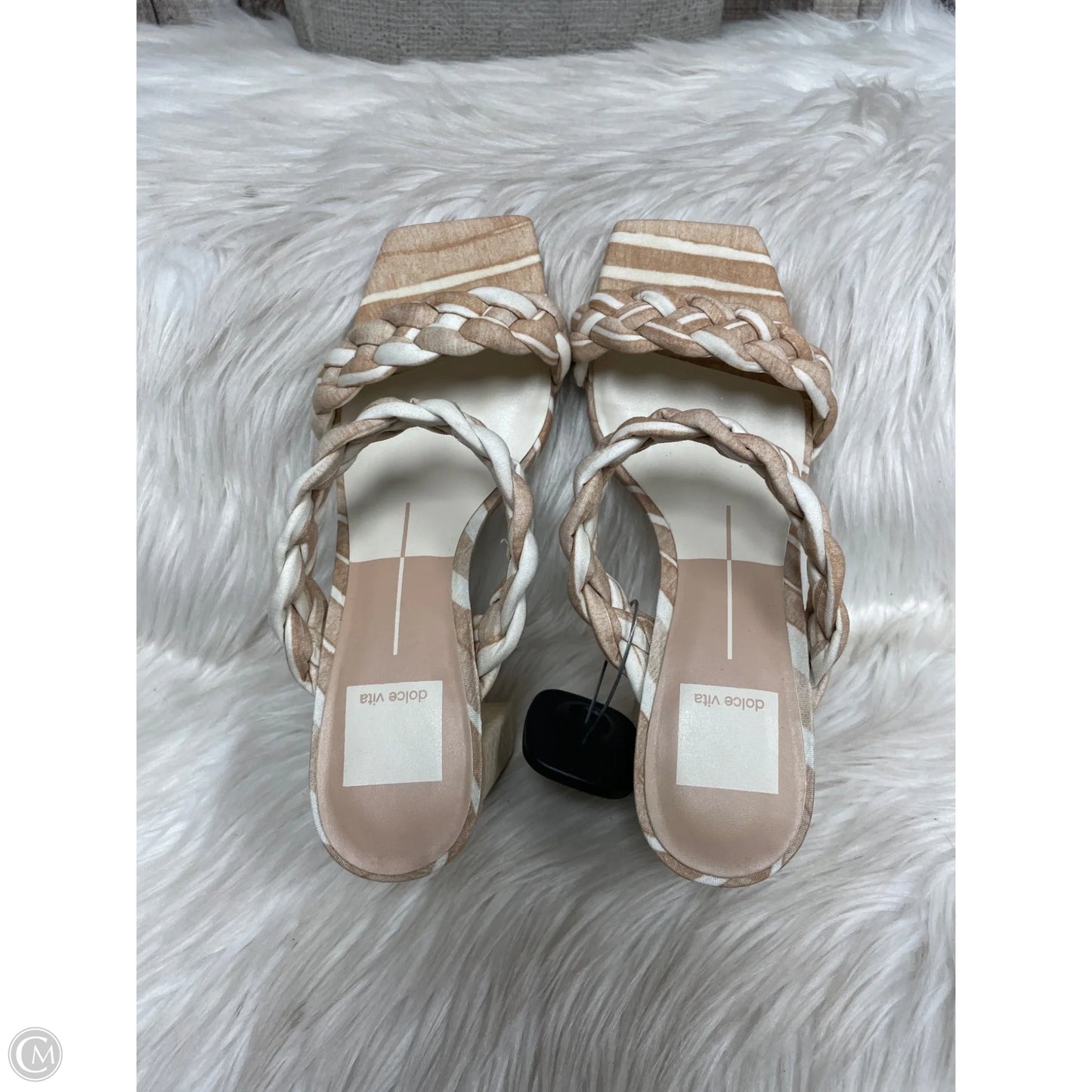 Sandals Heels Block By Dolce Vita In Brown, Size: 6.5