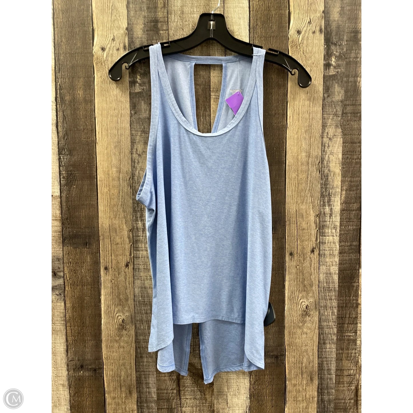 Athletic Tank Top By Old Navy In Blue, Size: L