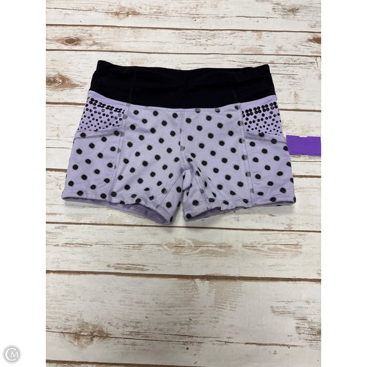 Athletic Shorts By Lululemon In Purple, Size: 4