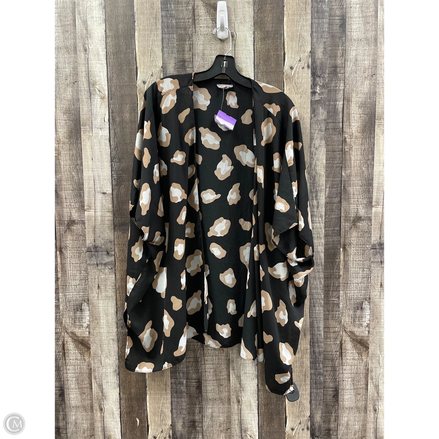 Kimono By Chicsoul In Animal Print, Size: 2x