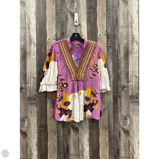 Top Short Sleeve By Blank London In Multi-colored, Size: Xs