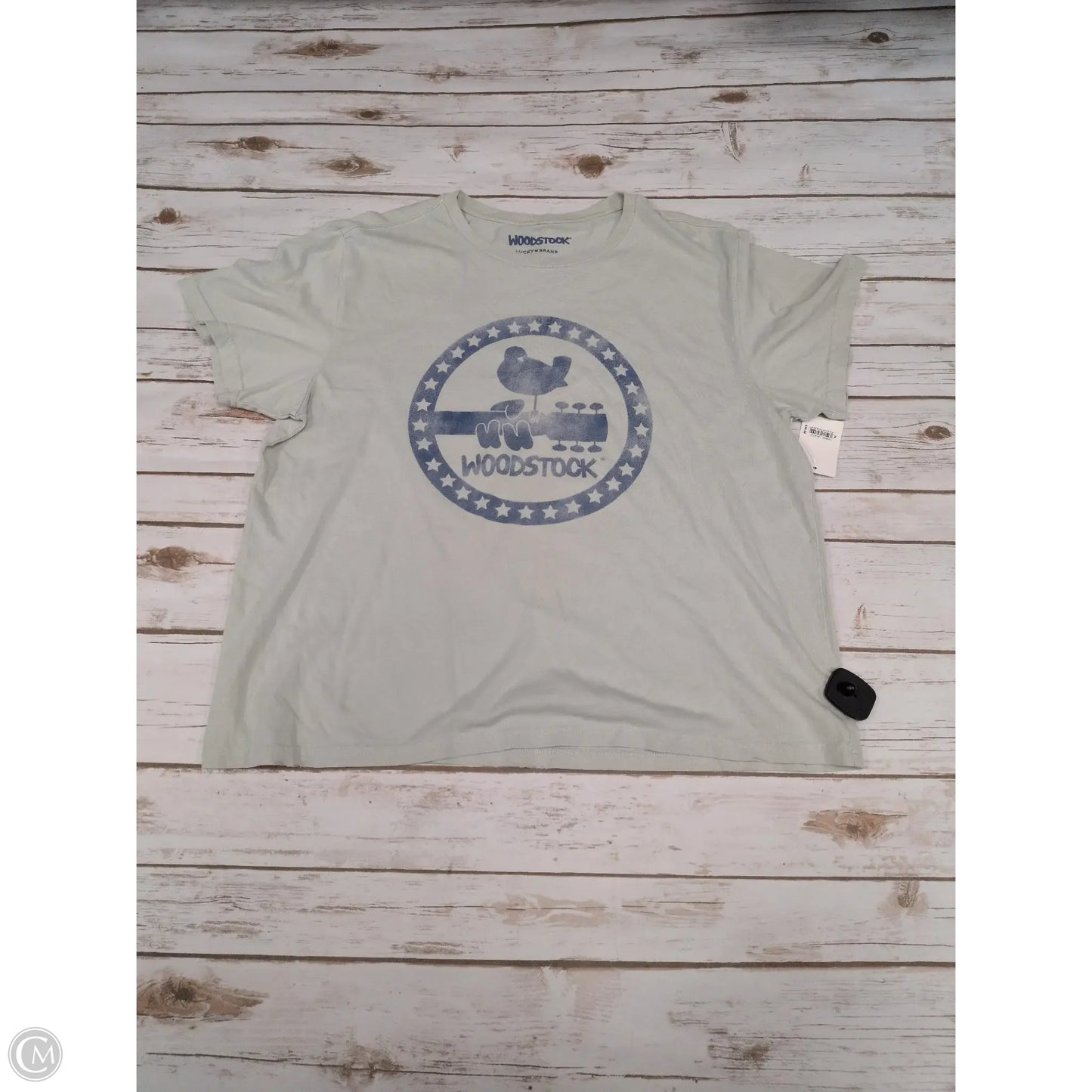 Top Short Sleeve Basic By Lucky Brand In Green, Size: Xl