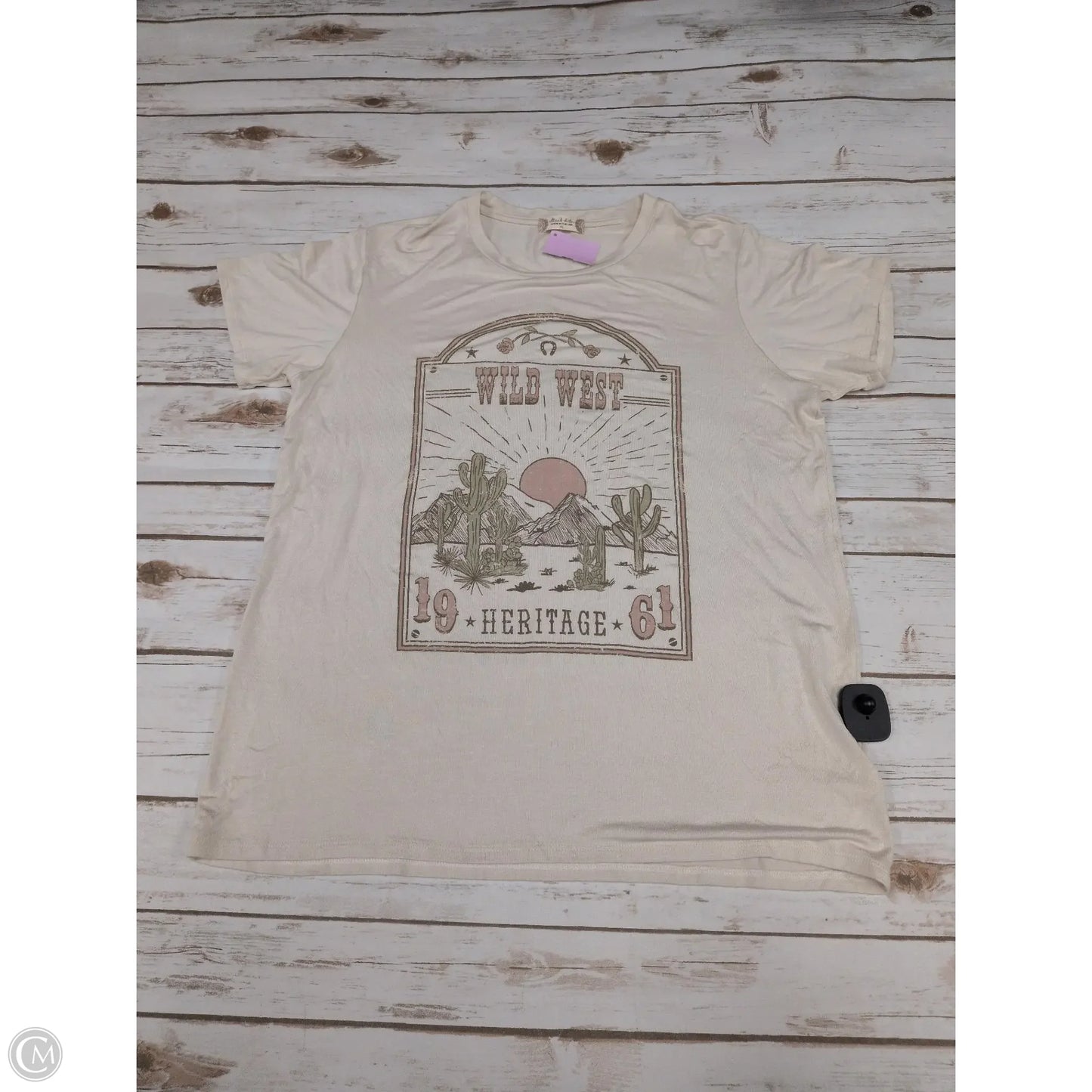 Top Short Sleeve By Altard State In Cream, Size: Xl