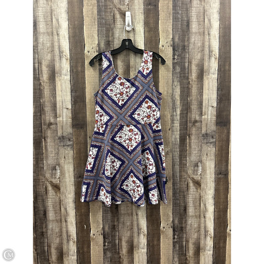 Dress Casual Midi By Divided In Multi-colored, Size: 14