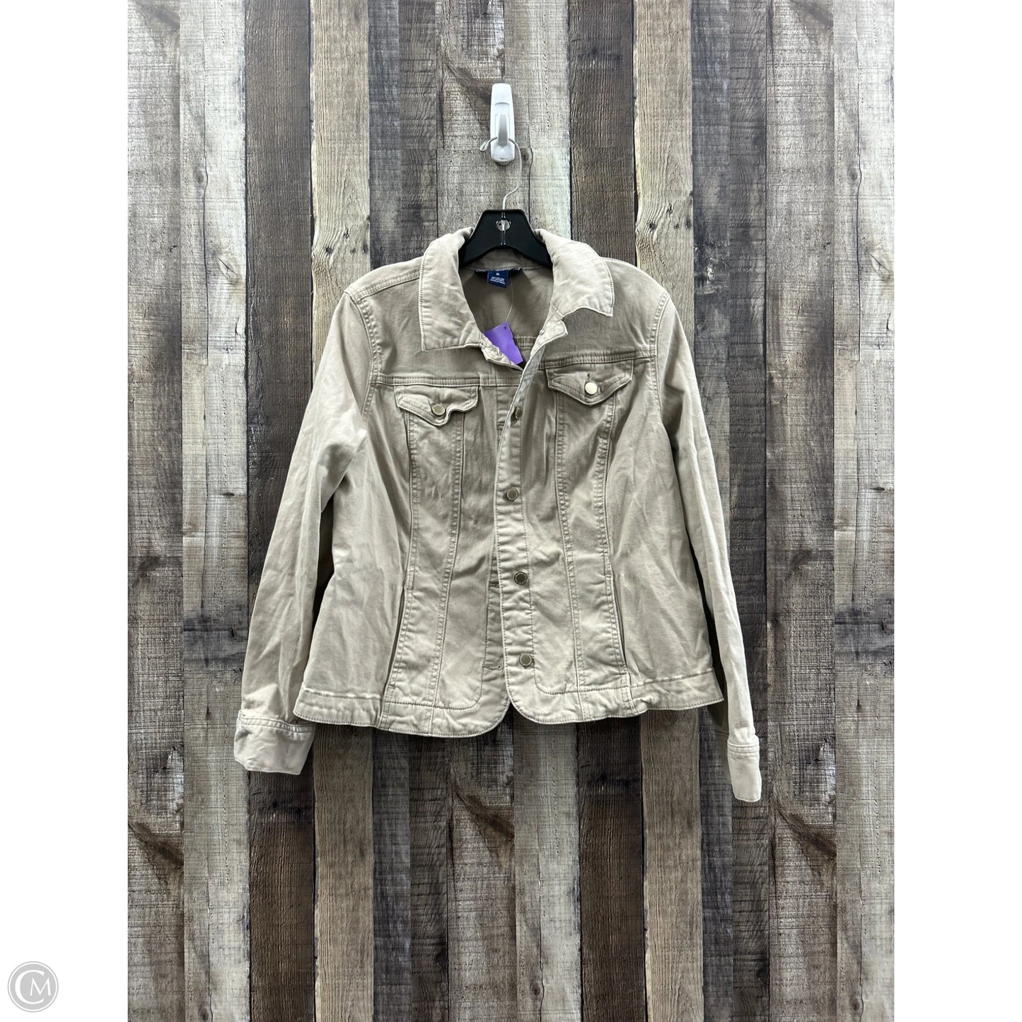 Jacket Other By Charter Club In Brown, Size: Xl