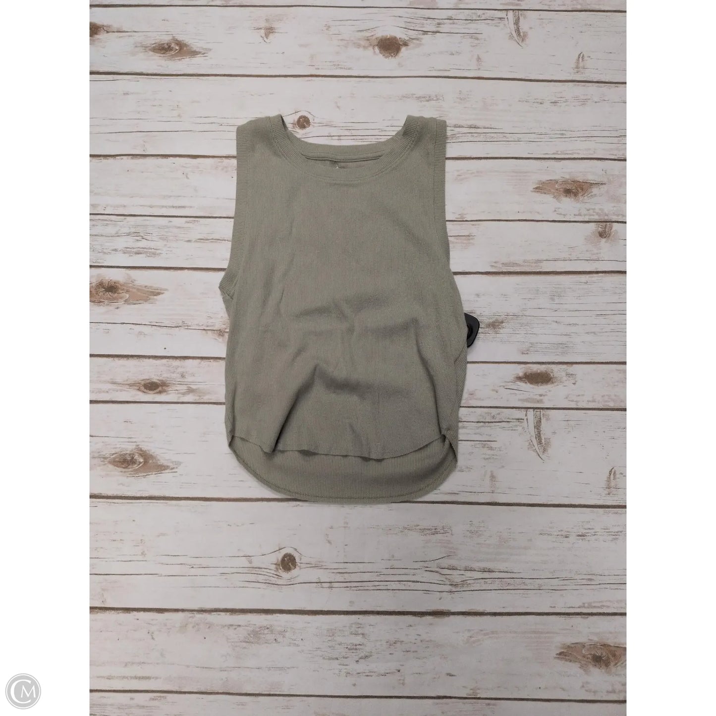 Top Sleeveless Basic By American Eagle In Green, Size: L