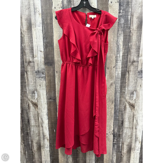 Dress Casual Maxi By Cmc In Red, Size: Xl
