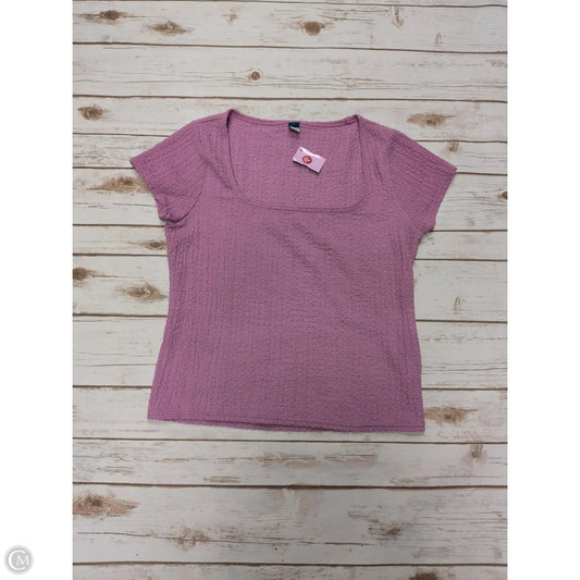 Top Short Sleeve By Old Navy In Pink, Size: L