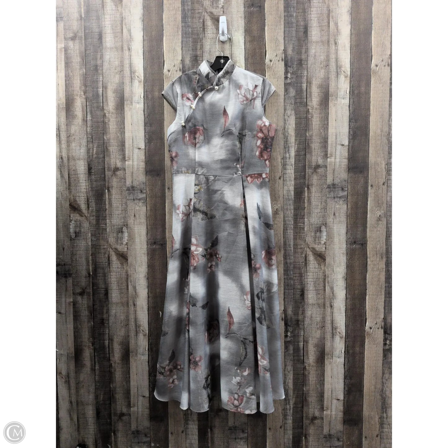 Dress Casual Maxi By Cme In Grey, Size: 2x