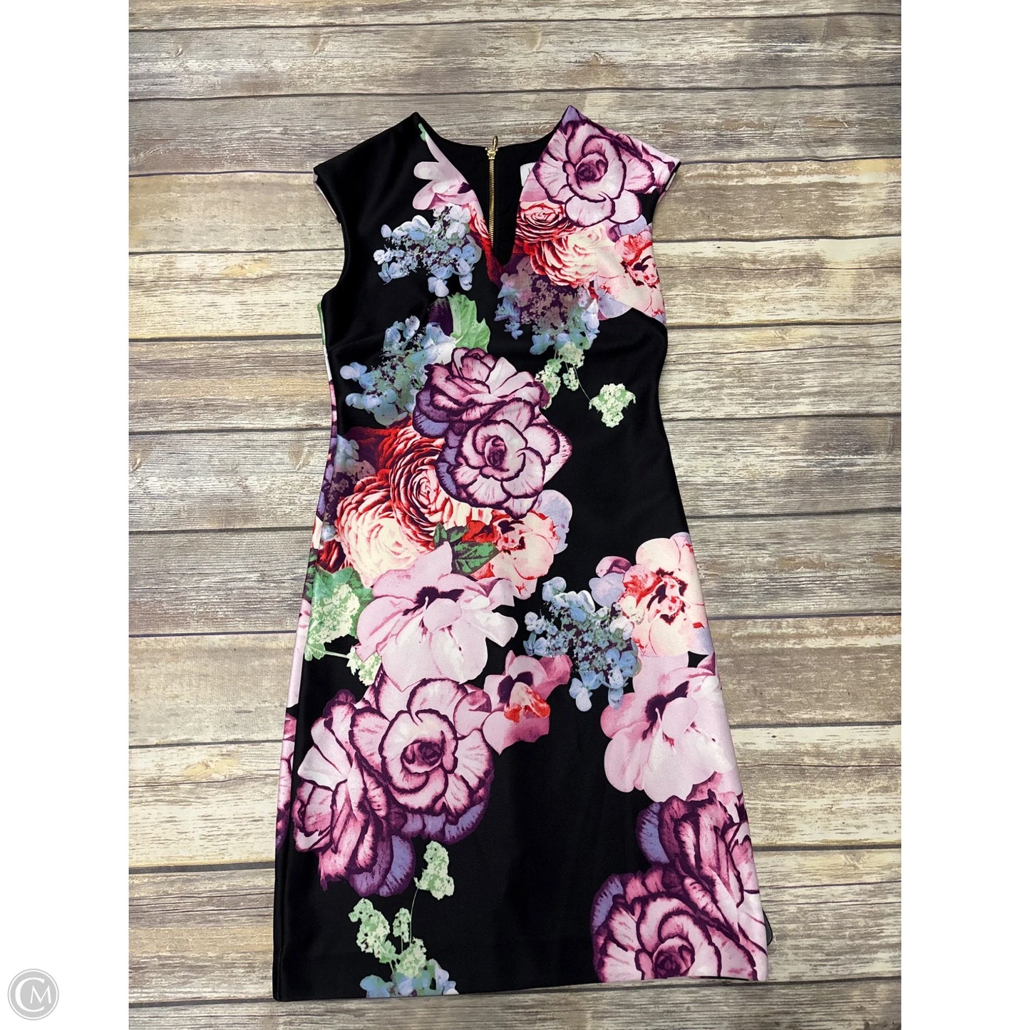 Dress Casual Midi By Joseph Ribkoff In Floral Print, Size: 10