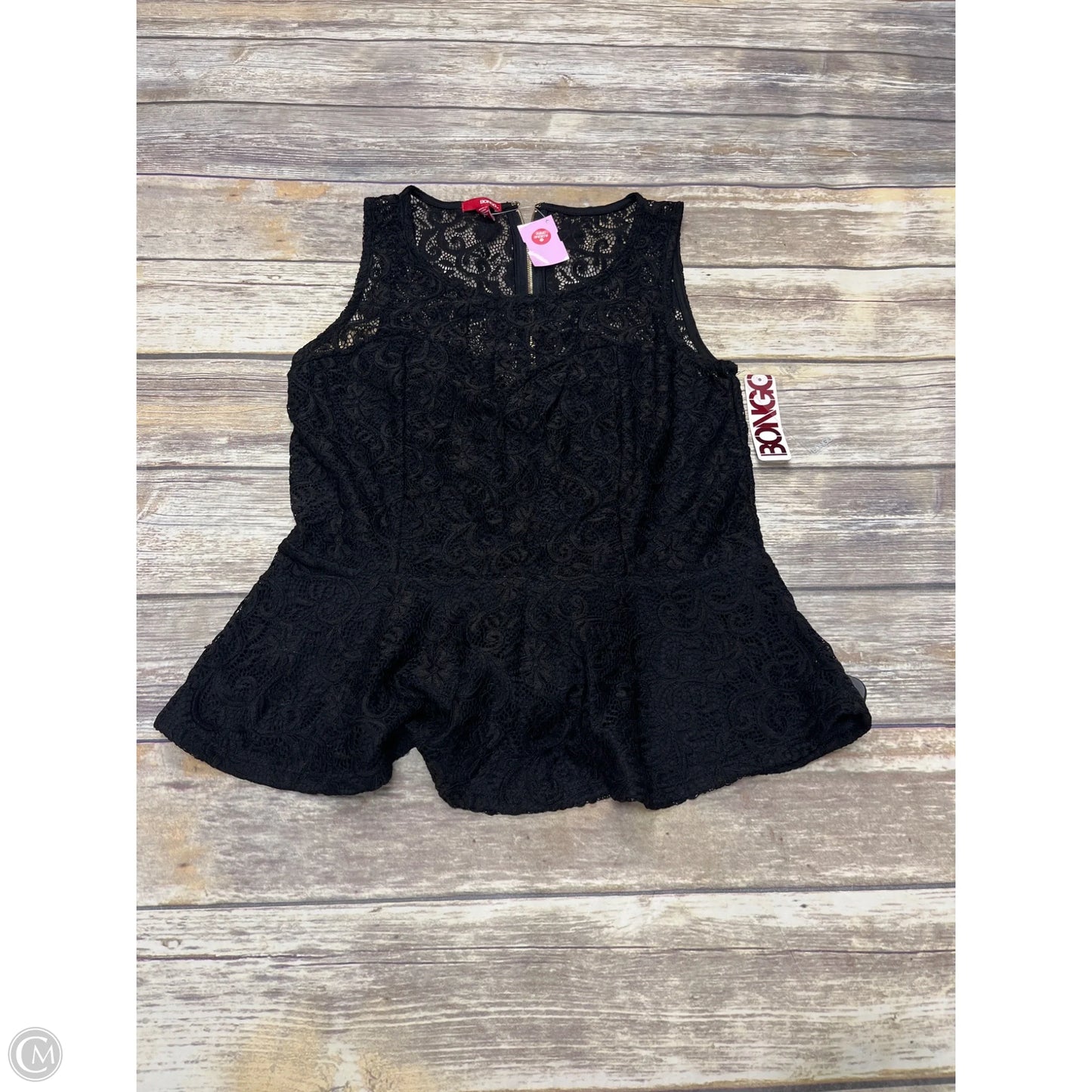 Top Sleeveless By Bongo In Black, Size: L