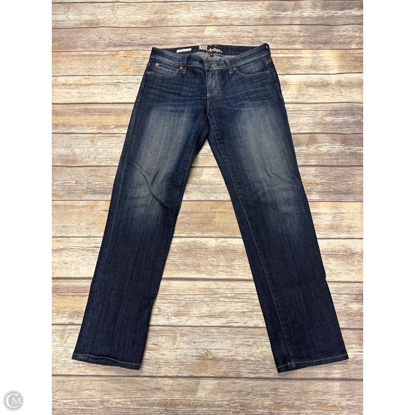 Jeans Boyfriend By Kut In Blue, Size: 6