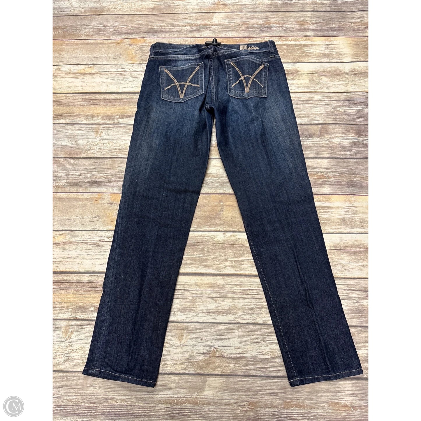 Jeans Boyfriend By Kut In Blue, Size: 6