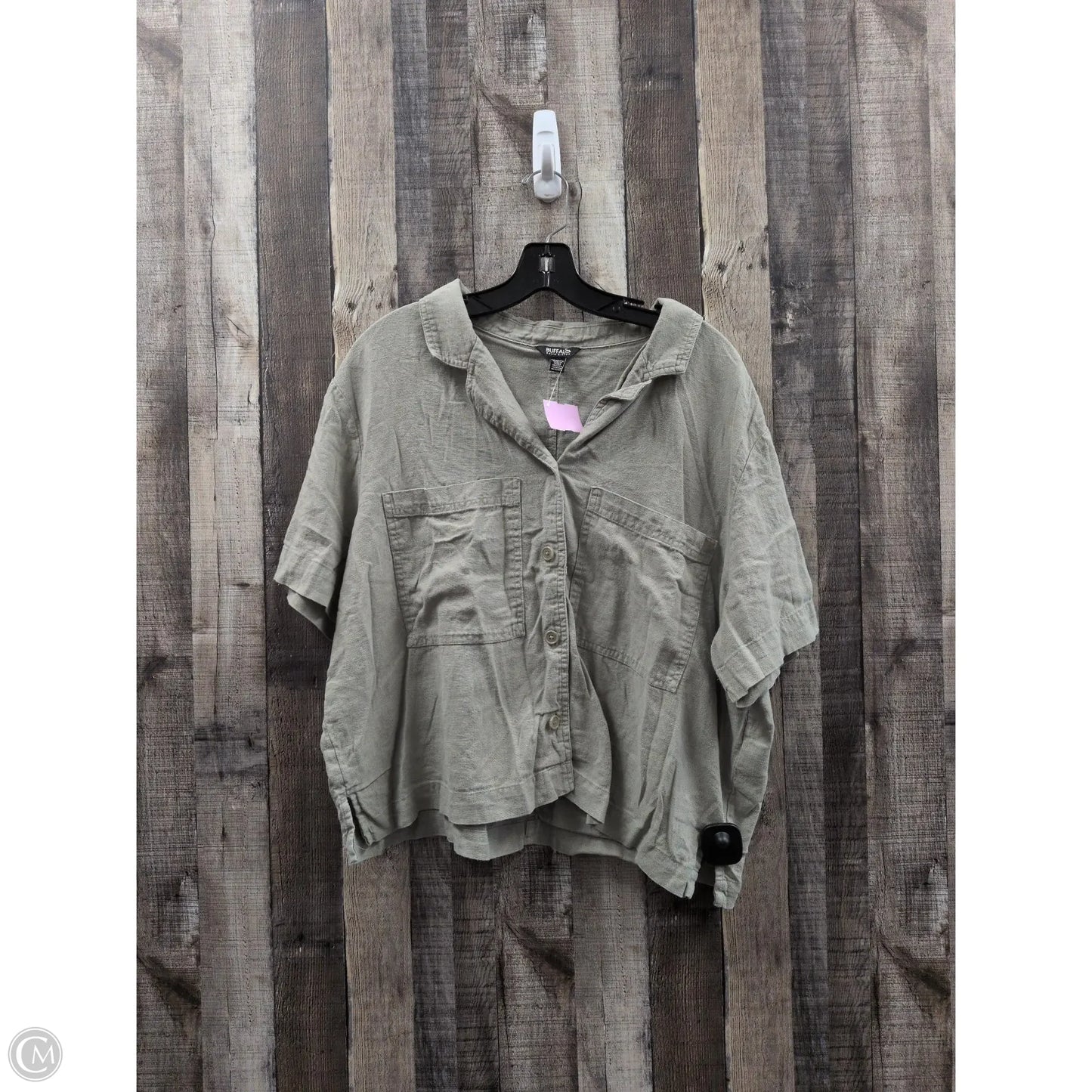 Top Short Sleeve By Buffalo David Bitton In Green, Size: Xxl