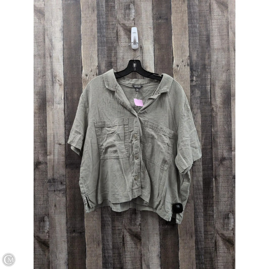 Top Short Sleeve By Buffalo David Bitton In Green, Size: Xxl