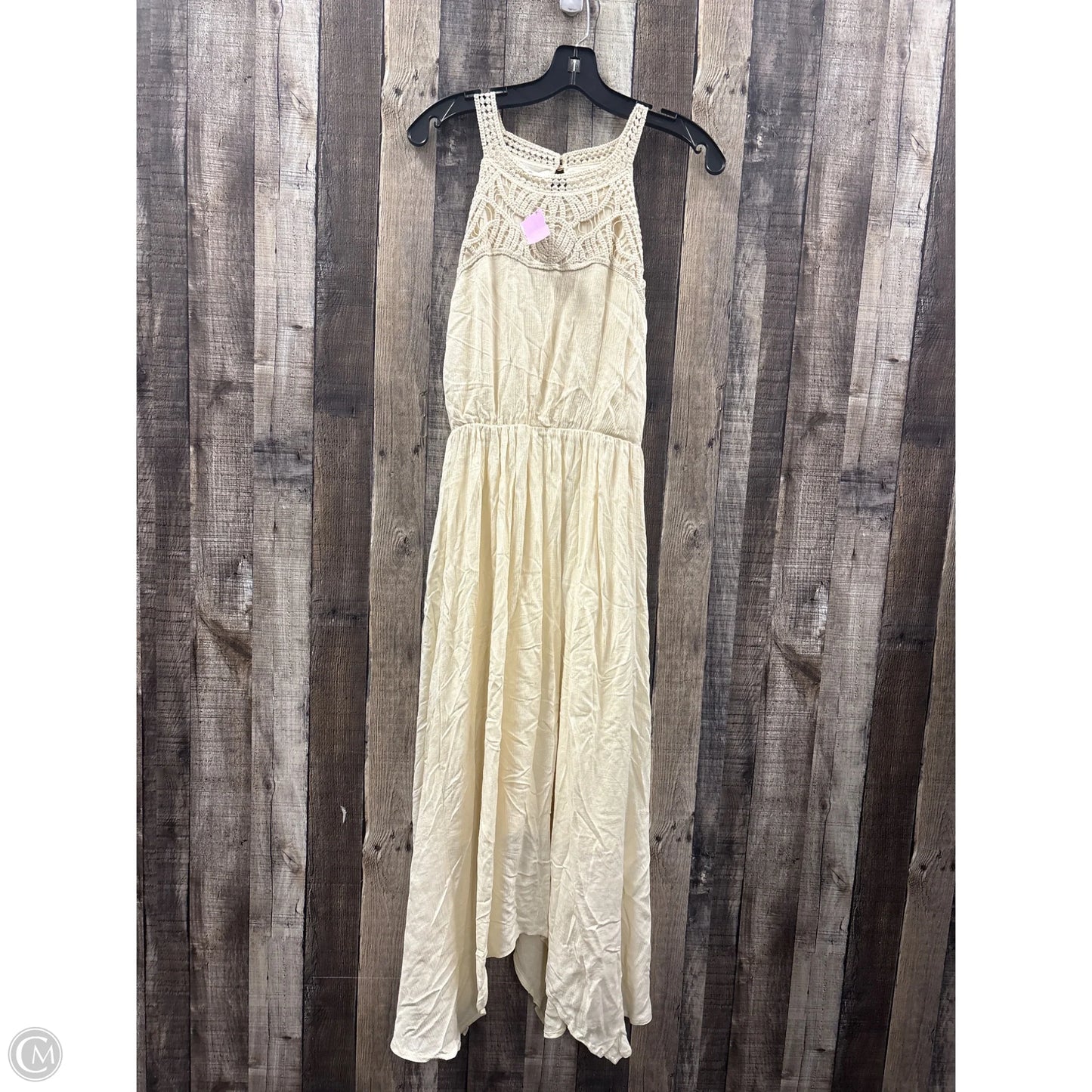 Dress Casual Maxi By Maurices In Cream, Size: S