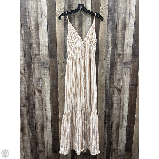 Dress Casual Maxi By Abercrombie And Fitch In Striped Pattern, Size: S