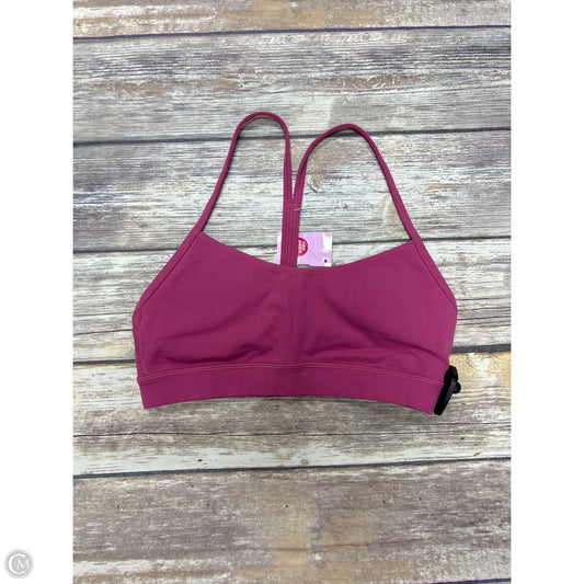 Athletic Bra By Lululemon In Pink, Size: M