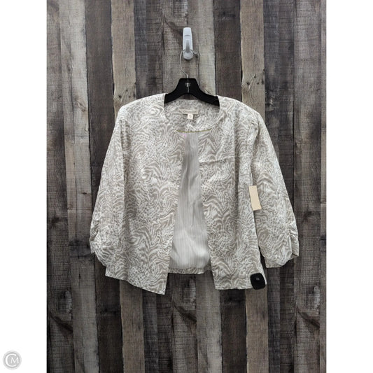 Blazer By Coldwater Creek In Animal Print, Size: 14