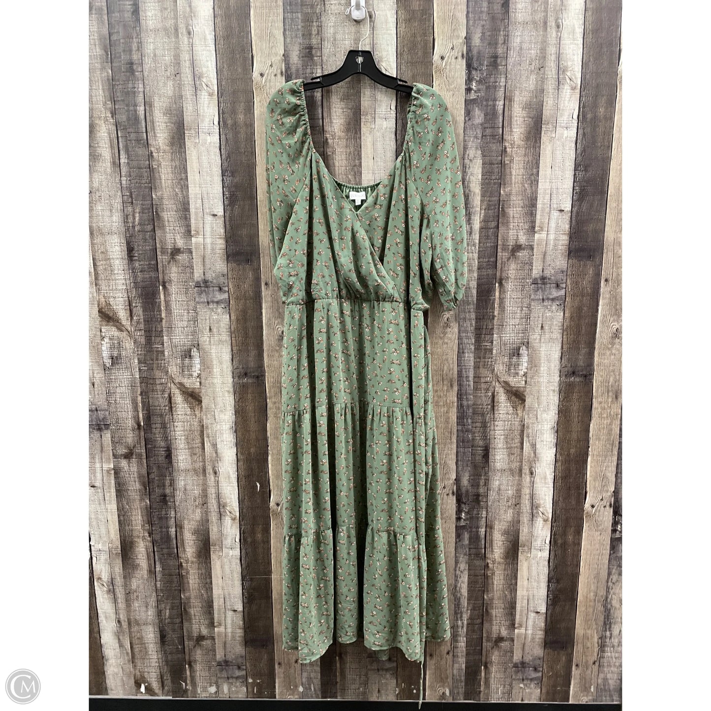 Dress Casual Maxi By Luxology In Green, Size: Xl