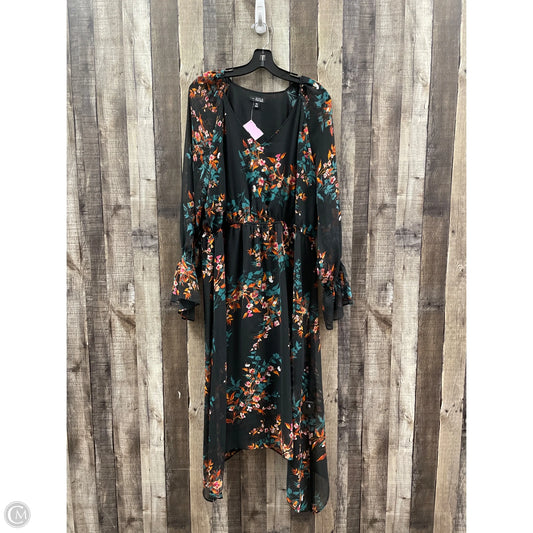 Dress Casual Maxi By Ana In Black, Size: Xxl